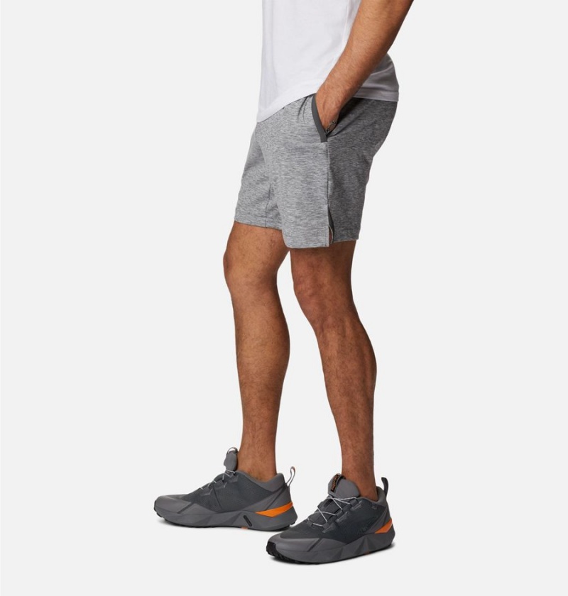 Columbia Tech Trail Knit Men's Shorts Grey | OTVUNH-942