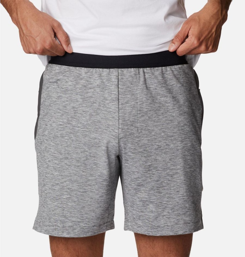 Columbia Tech Trail Knit Men's Shorts Grey | OTVUNH-942