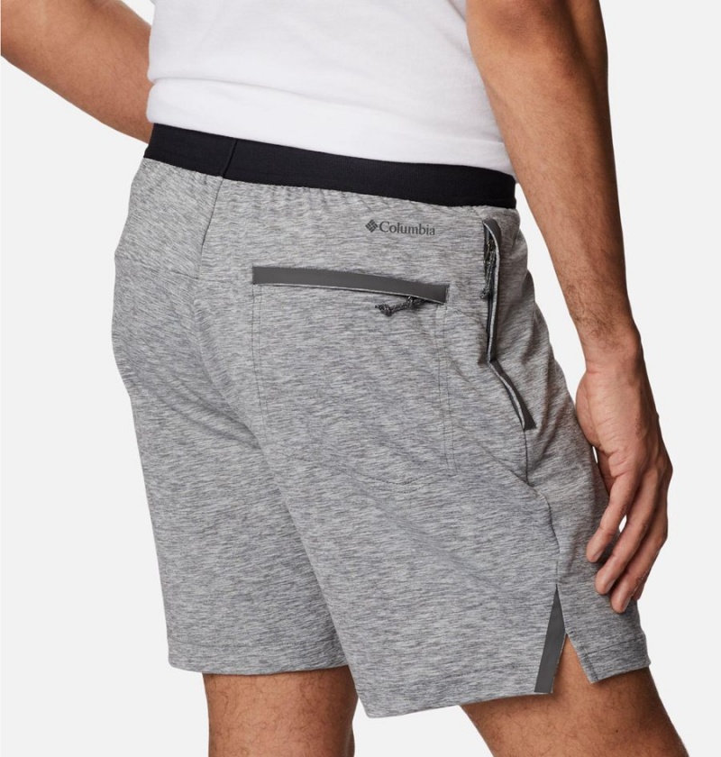 Columbia Tech Trail Knit Men's Shorts Grey | OTVUNH-942