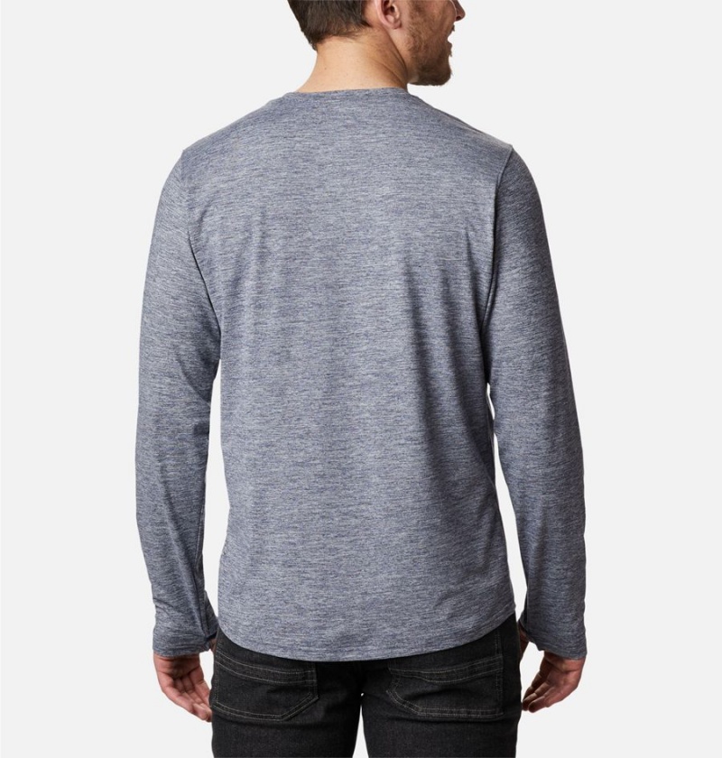 Columbia Tech Trail Long Sleeve Crew II Men's T-Shirt Grey | FUVHQT-146