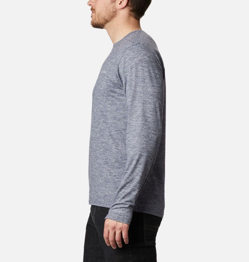 Columbia Tech Trail Long Sleeve Crew II Men's T-Shirt Grey | FUVHQT-146