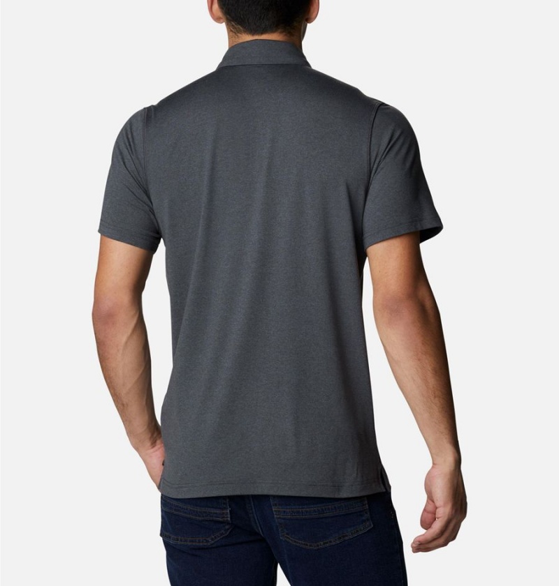 Columbia Tech Trail Men's Polo Shirt Grey | YBFQAI-562
