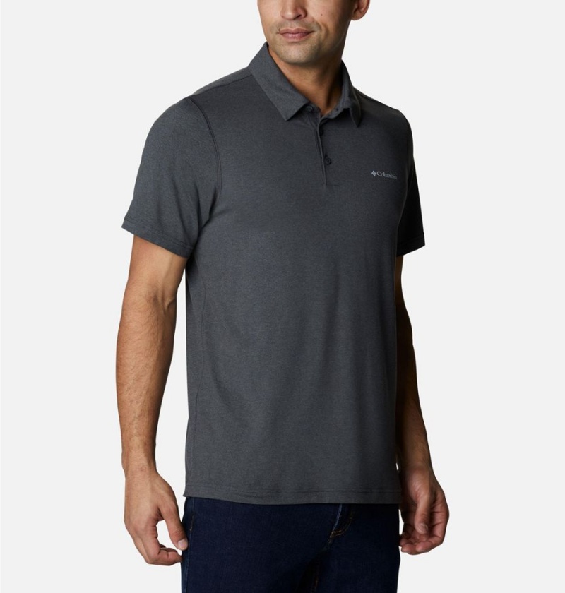 Columbia Tech Trail Men's Polo Shirt Grey | YBFQAI-562