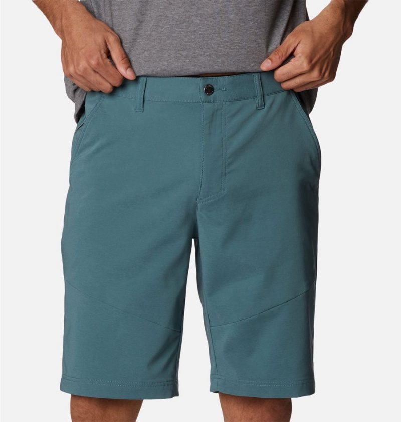 Columbia Tech Trail Men's Shorts Blue | EUKLCH-061