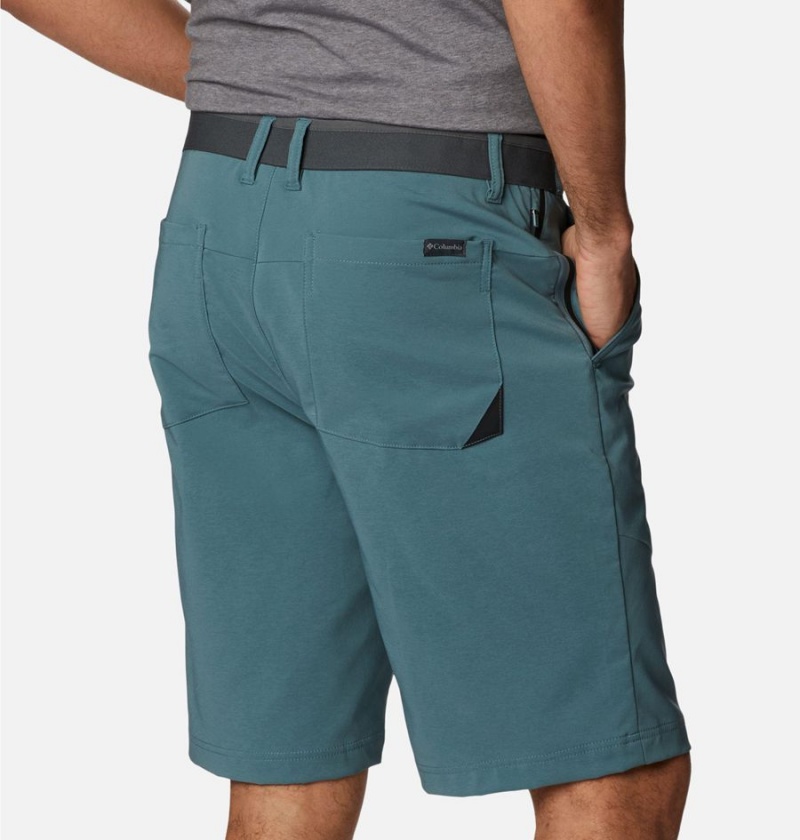 Columbia Tech Trail Men's Shorts Blue | EUKLCH-061