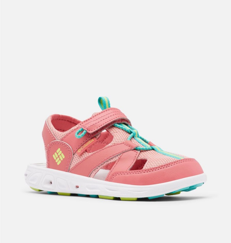 Columbia Techsun Wave Kids' Sandals Pink | YBCQOG-780