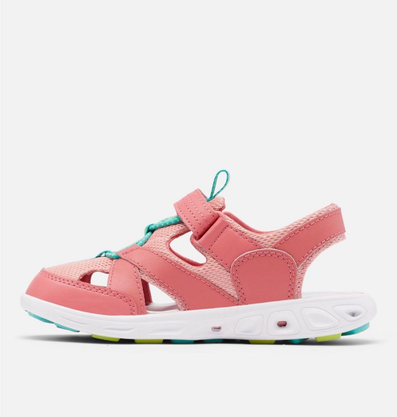 Columbia Techsun Wave Kids' Sandals Pink | YBCQOG-780