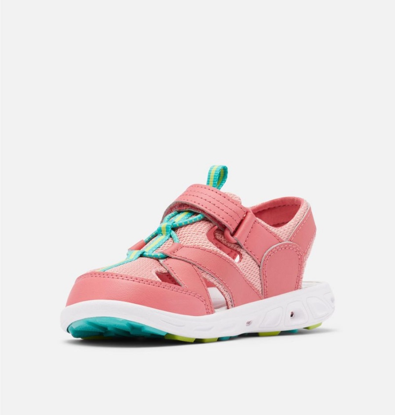 Columbia Techsun Wave Kids' Sandals Pink | YBCQOG-780