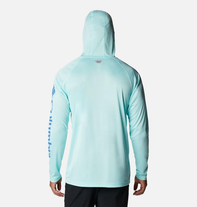Columbia Terminal Tackle Heather Men's Hoodie Blue | KYHUEZ-983