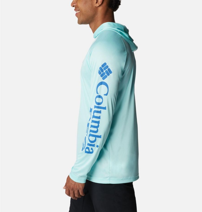 Columbia Terminal Tackle Heather Men's Hoodie Blue | KYHUEZ-983
