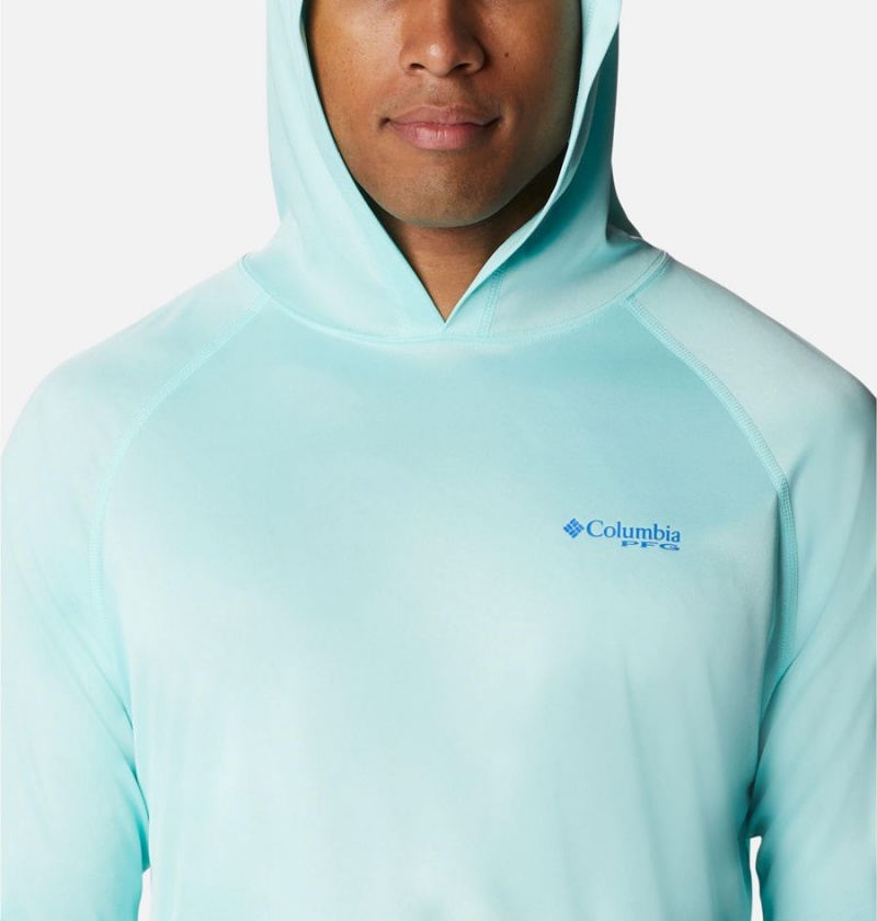 Columbia Terminal Tackle Heather Men's Hoodie Blue | KYHUEZ-983