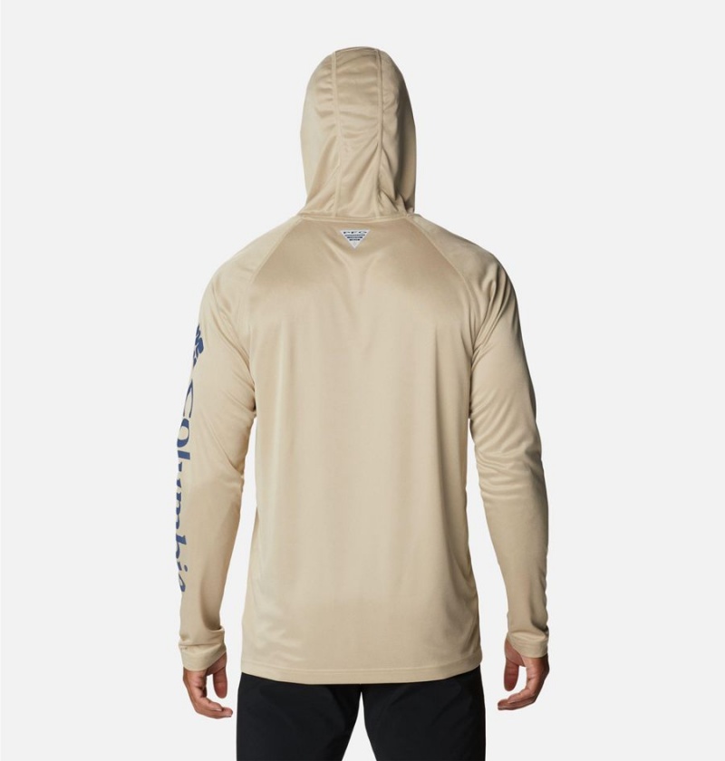 Columbia Terminal Tackle Heather Men's Hoodie Khaki | GYDIZQ-458