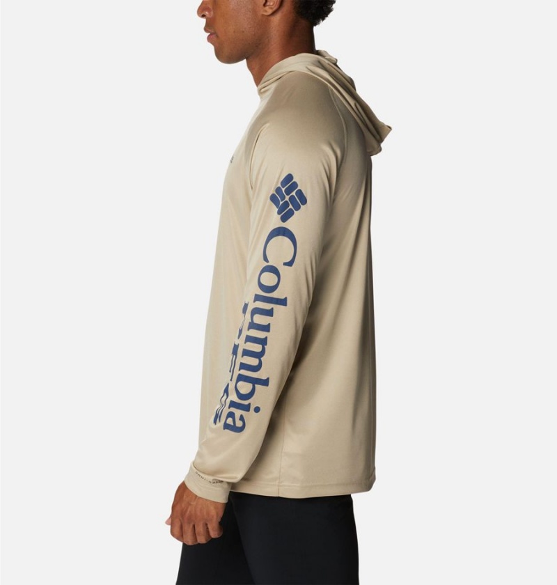 Columbia Terminal Tackle Heather Men's Hoodie Khaki | GYDIZQ-458