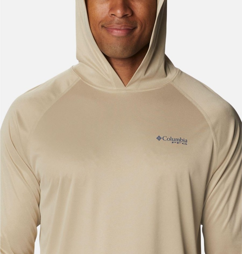 Columbia Terminal Tackle Heather Men's Hoodie Khaki | GYDIZQ-458