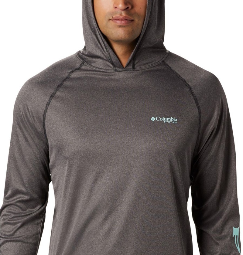 Columbia Terminal Tackle Heather Men's Hoodie Brown | WNAXKR-418