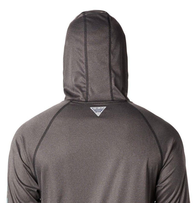 Columbia Terminal Tackle Heather Men's Hoodie Brown | WNAXKR-418