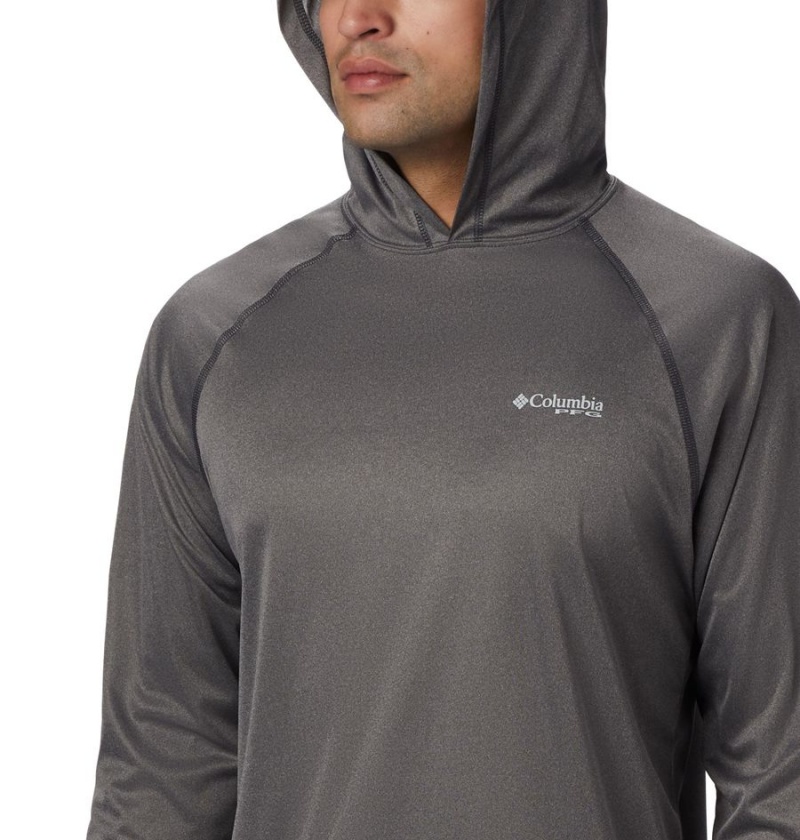 Columbia Terminal Tackle Heather Men's Hoodie Grey | QUWINV-508