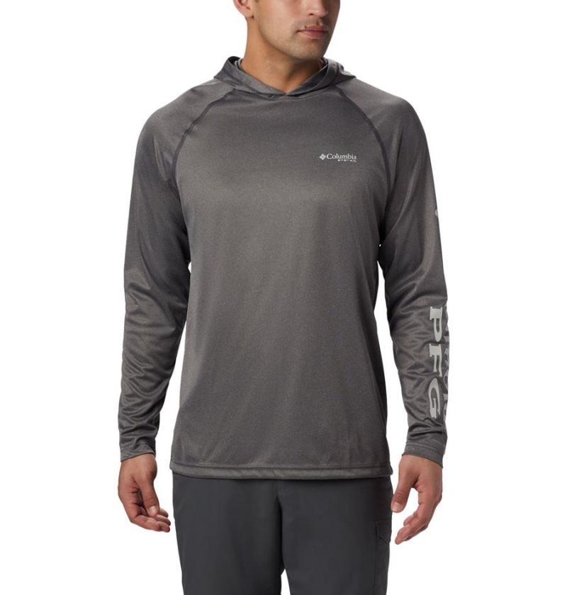 Columbia Terminal Tackle Heather Men's Hoodie Grey | QUWINV-508