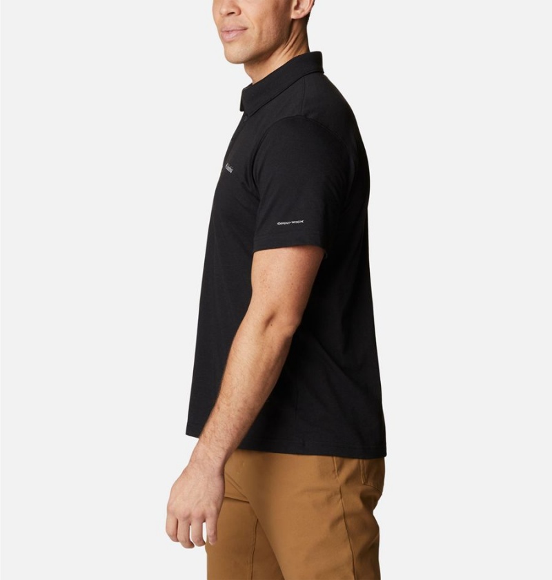 Columbia Thistletown Hills Men's Polo Shirt Black | CEJWSY-587