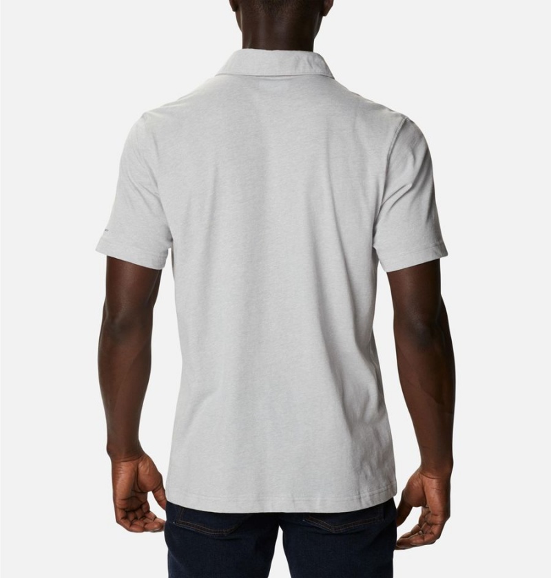 Columbia Thistletown Hills Men's Polo Shirt Grey | NYPOKD-406