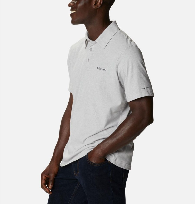Columbia Thistletown Hills Men's Polo Shirt Grey | NYPOKD-406