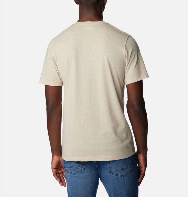 Columbia Thistletown Hills Pocket Men's T-Shirt Khaki | LCNTBD-958