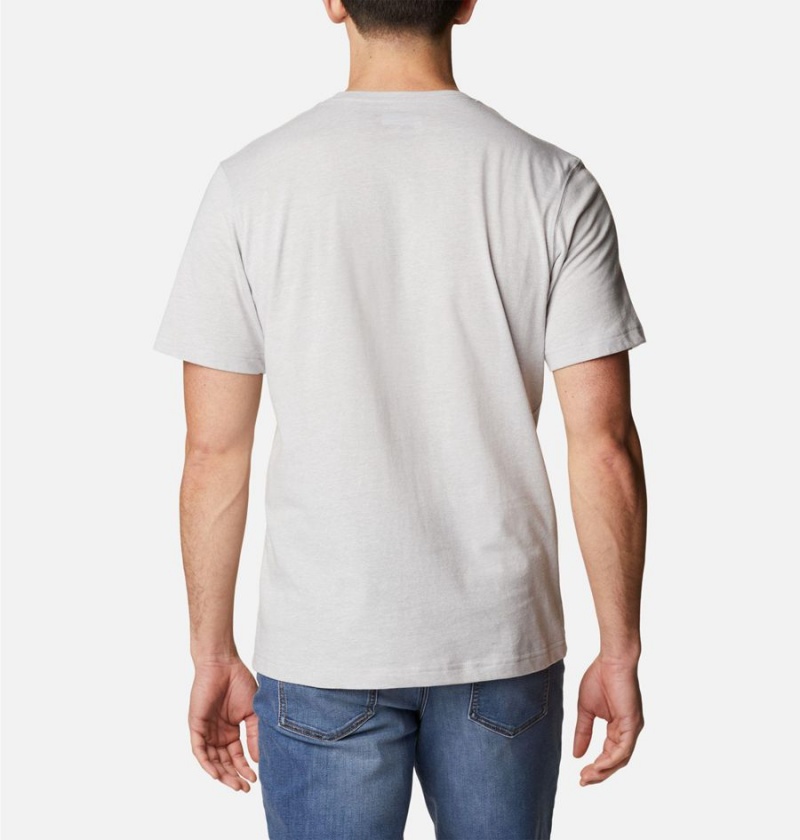 Columbia Thistletown Hills Short Sleeve Men's T-Shirt Grey | ZUJOVQ-134