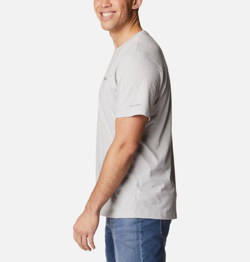 Columbia Thistletown Hills Short Sleeve Men's T-Shirt Grey | ZUJOVQ-134