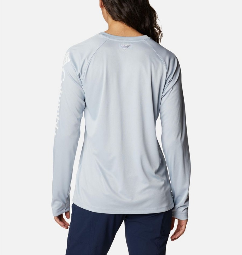 Columbia Tidal PFG Heather Long Sleeve Women's T-Shirt Grey | MFQELA-613