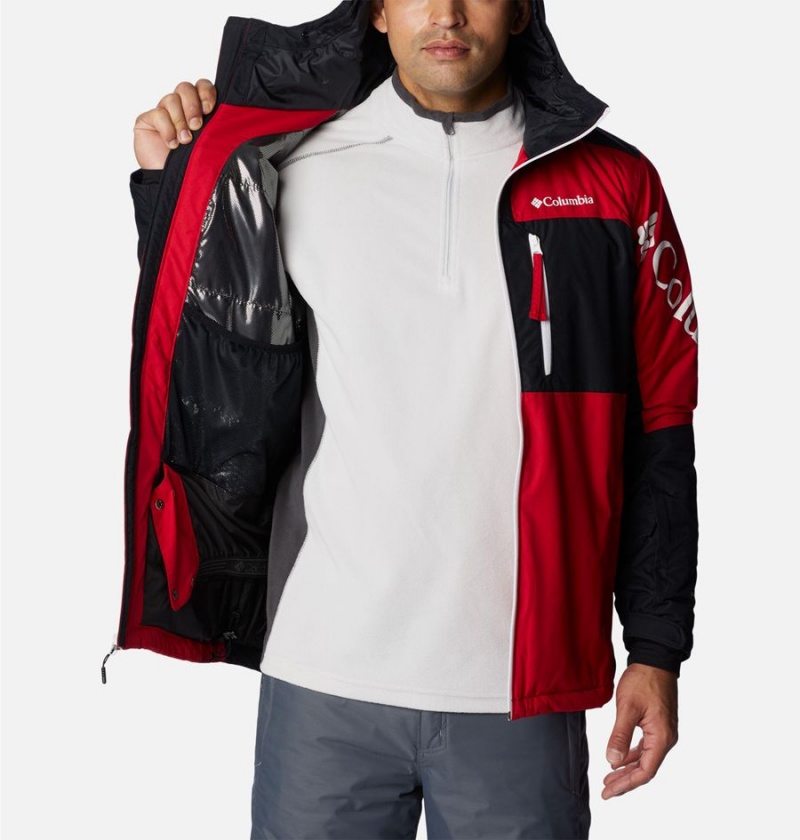Columbia Timberturner II Men's Ski Jacket Red | CDGSJW-814