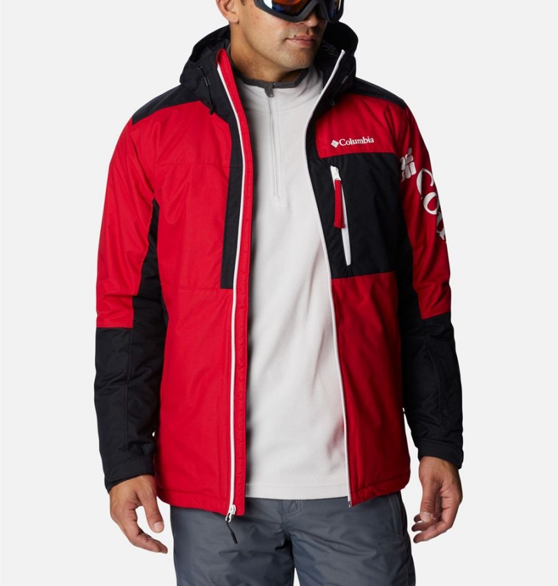 Columbia Timberturner II Men's Ski Jacket Red | CDGSJW-814