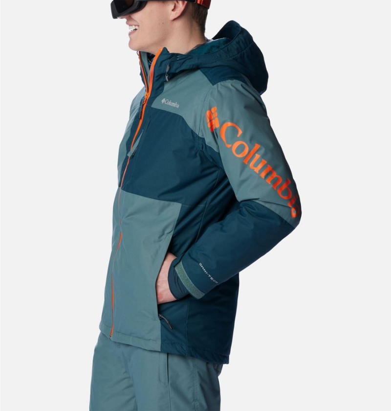 Columbia Timberturner II Men's Ski Jacket Blue | OJALSD-921
