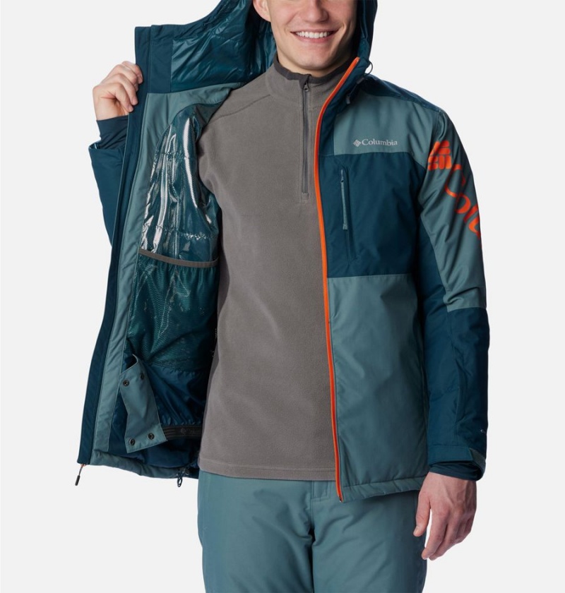 Columbia Timberturner II Men's Ski Jacket Blue | OJALSD-921