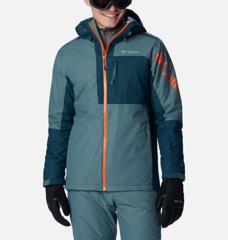 Columbia Timberturner II Men\'s Ski Jacket Blue | OJALSD-921