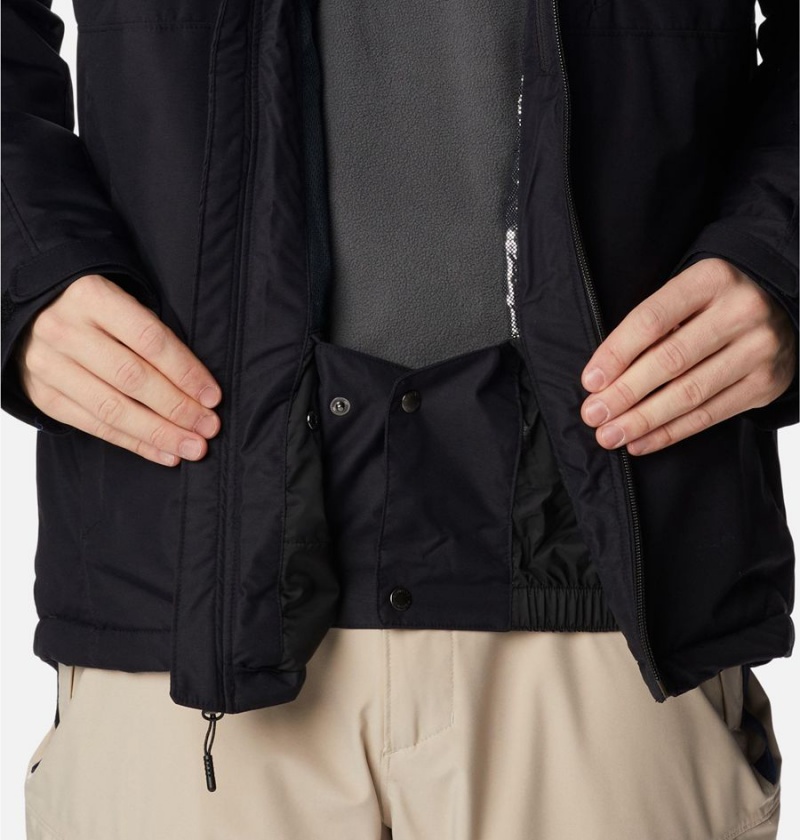 Columbia Timberturner II Men's Ski Jacket Black | TZLNQG-518