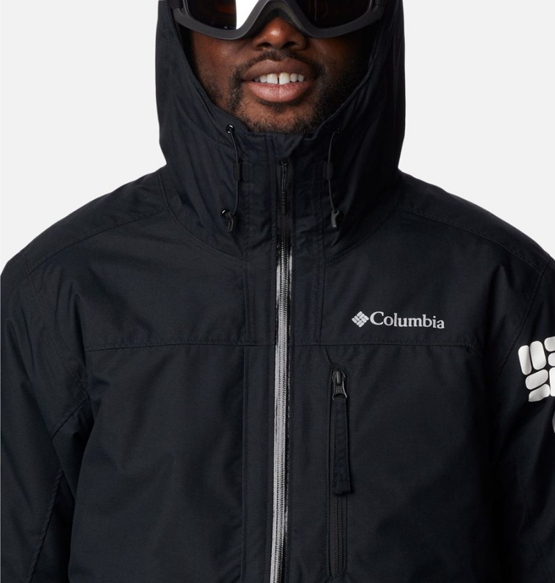 Columbia Timberturner II Men's Ski Jacket Black | TZLNQG-518