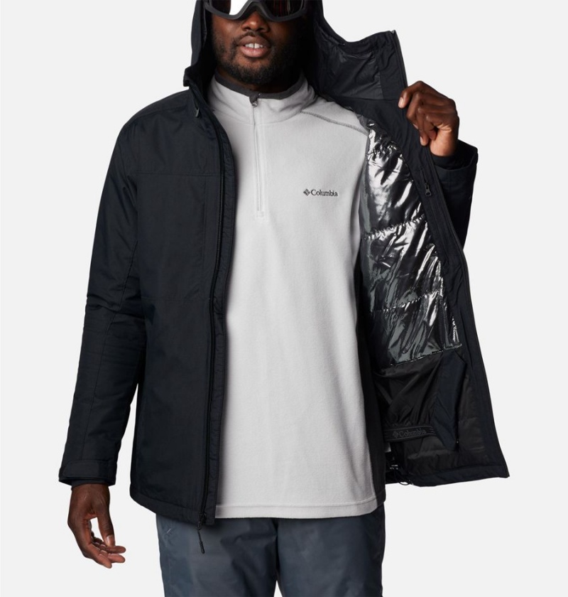 Columbia Timberturner II Men's Ski Jacket Black | TZLNQG-518