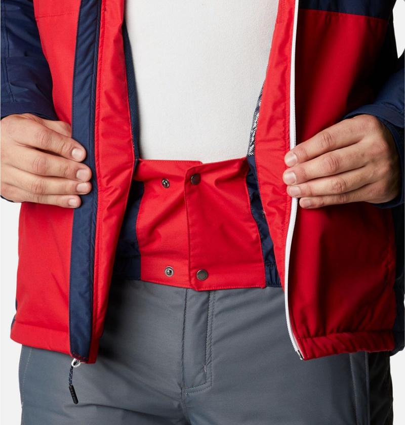 Columbia Timberturner II Men's Ski Jacket Red | DGUIFS-718
