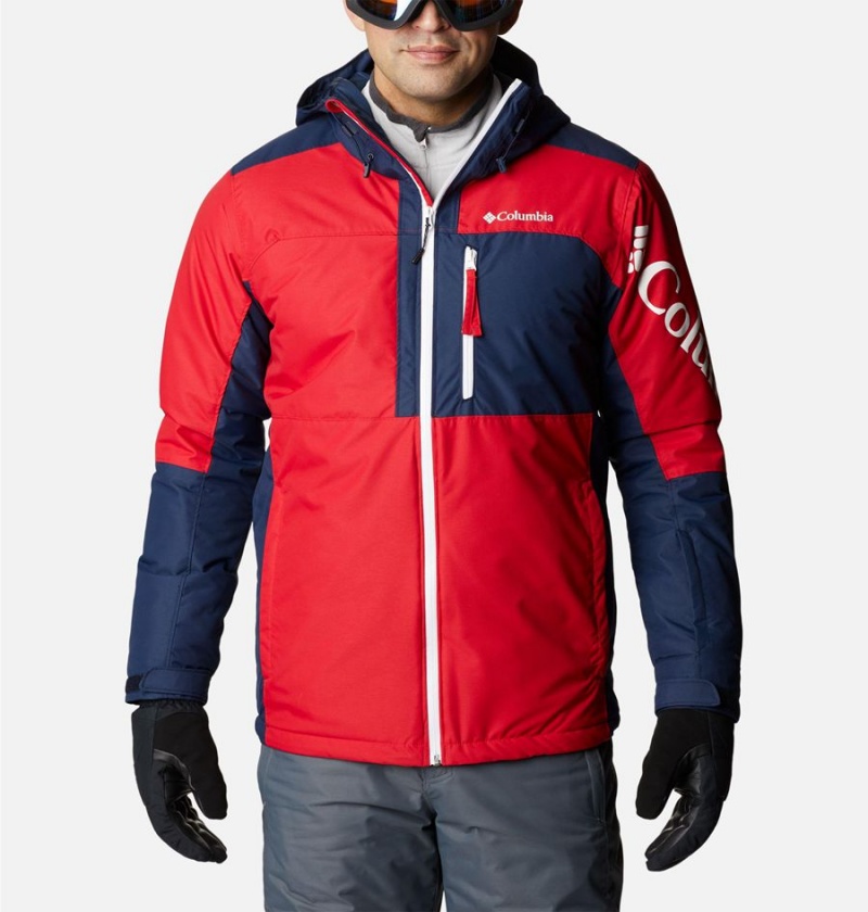 Columbia Timberturner II Men\'s Ski Jacket Red | DGUIFS-718