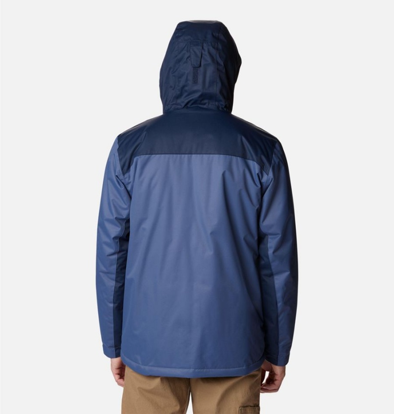 Columbia Tipton Peak II Insulated Men\'s Rain Jacket Blue | PTWFRM-095