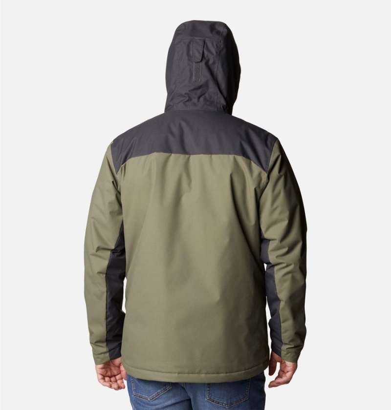 Columbia Tipton Peak II Insulated Men's Rain Jacket Green | VAPMCS-641