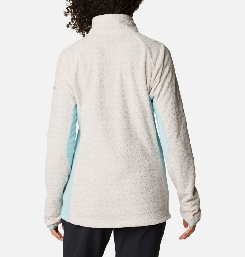 Columbia Titan Pass 3.0 Full Zip Women's Fleece Jacket White | SXUTLH-295