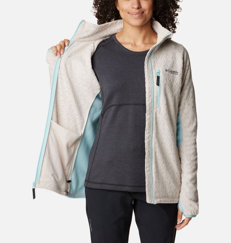 Columbia Titan Pass 3.0 Full Zip Women's Fleece Jacket White | SXUTLH-295