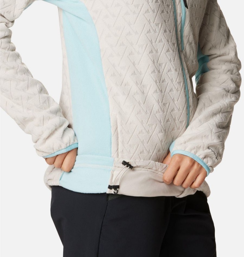 Columbia Titan Pass 3.0 Full Zip Women's Fleece Jacket White | SXUTLH-295