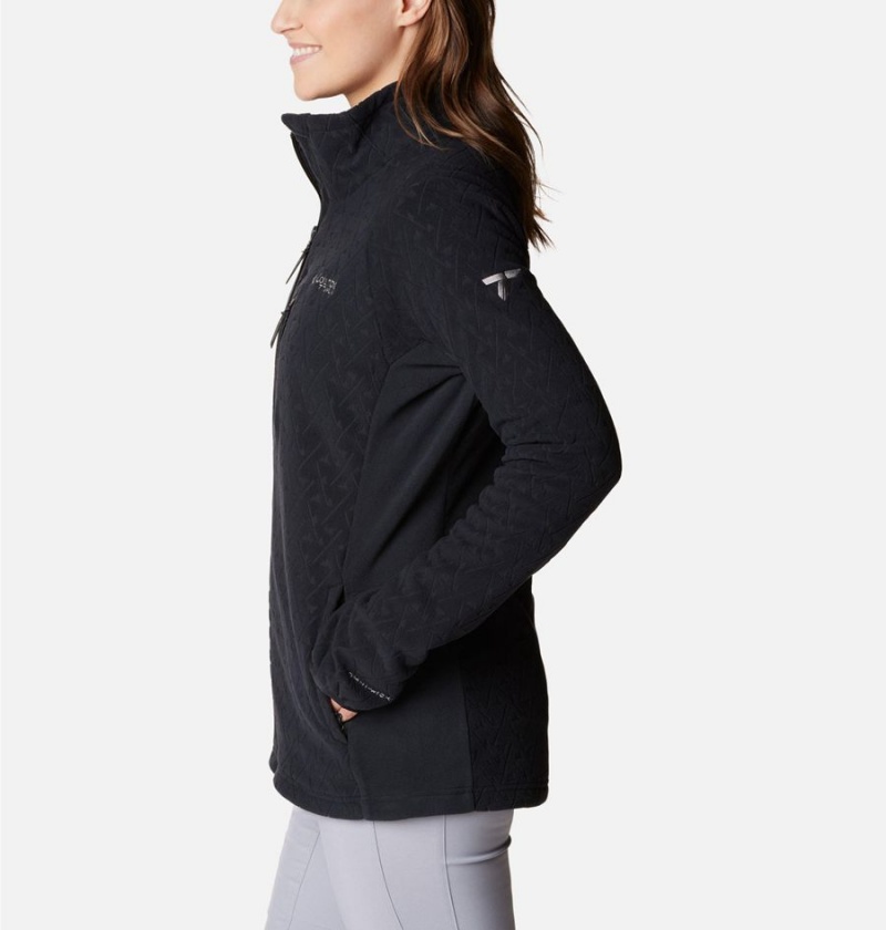 Columbia Titan Pass 3.0 Full Zip Women's Fleece Jacket Black | NYCILS-065