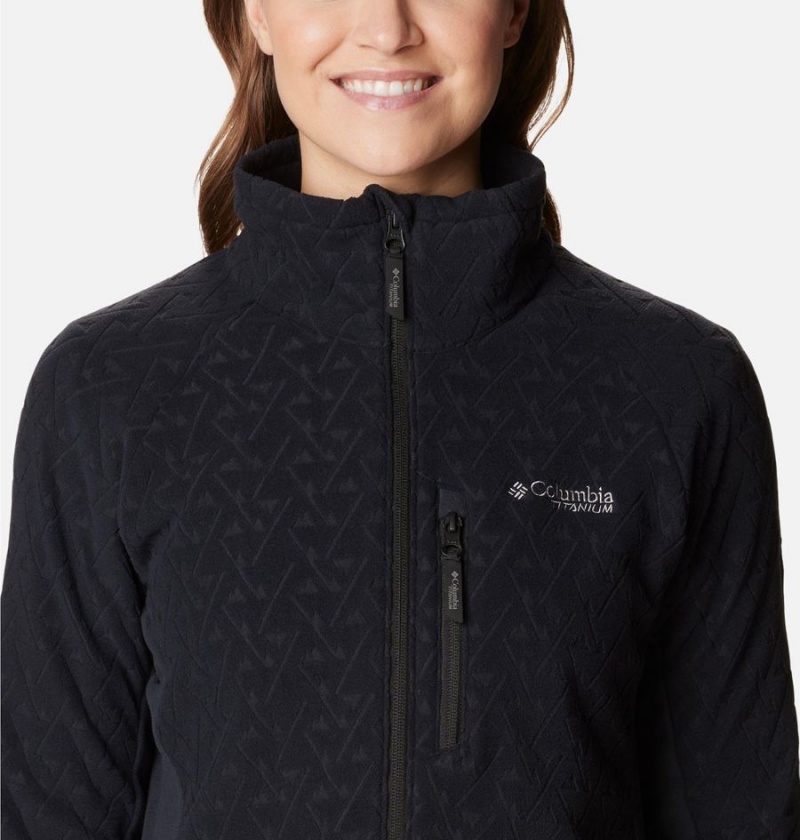 Columbia Titan Pass 3.0 Full Zip Women's Fleece Jacket Black | NYCILS-065