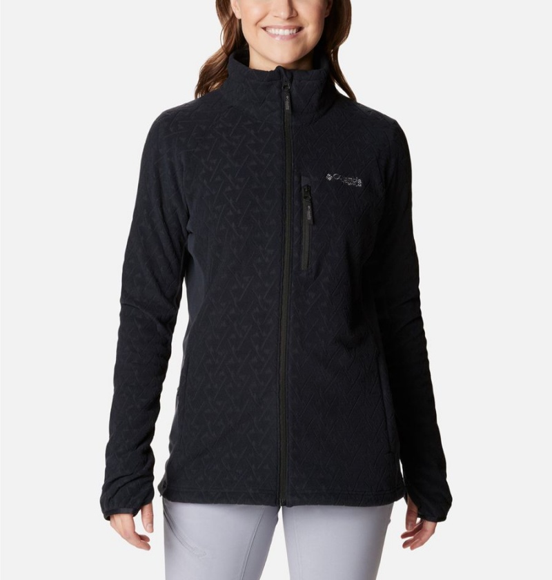 Columbia Titan Pass 3.0 Full Zip Women\'s Fleece Jacket Black | NYCILS-065