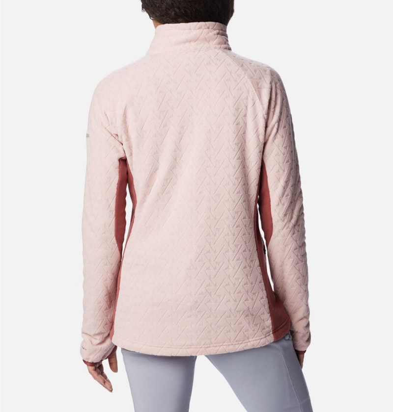 Columbia Titan Pass 3.0 Full Zip Women's Fleece Jacket Pink | ZUNIPM-291