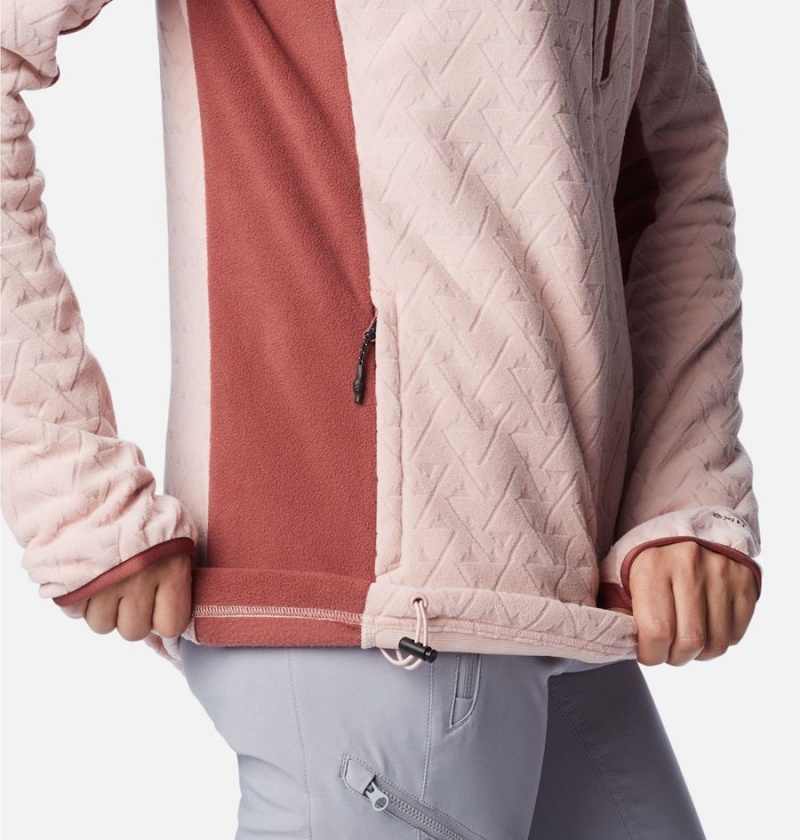 Columbia Titan Pass 3.0 Full Zip Women's Fleece Jacket Pink | ZUNIPM-291