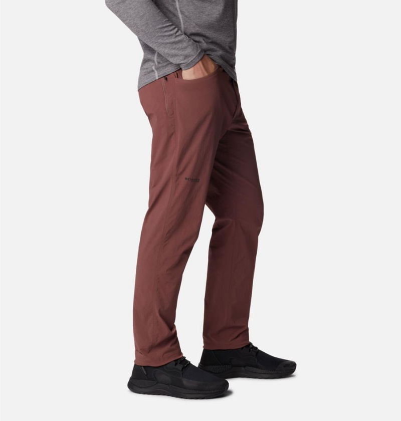 Columbia Titan Pass Lightweight Men's Pants Brown | YRCJUQ-425